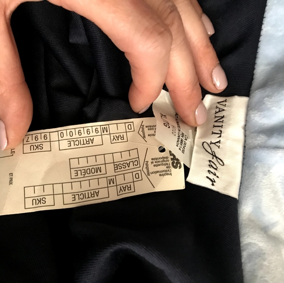 Vintage Vanity Fair Royal Blue Velvet Robe Size XL - Picture 2 of 5